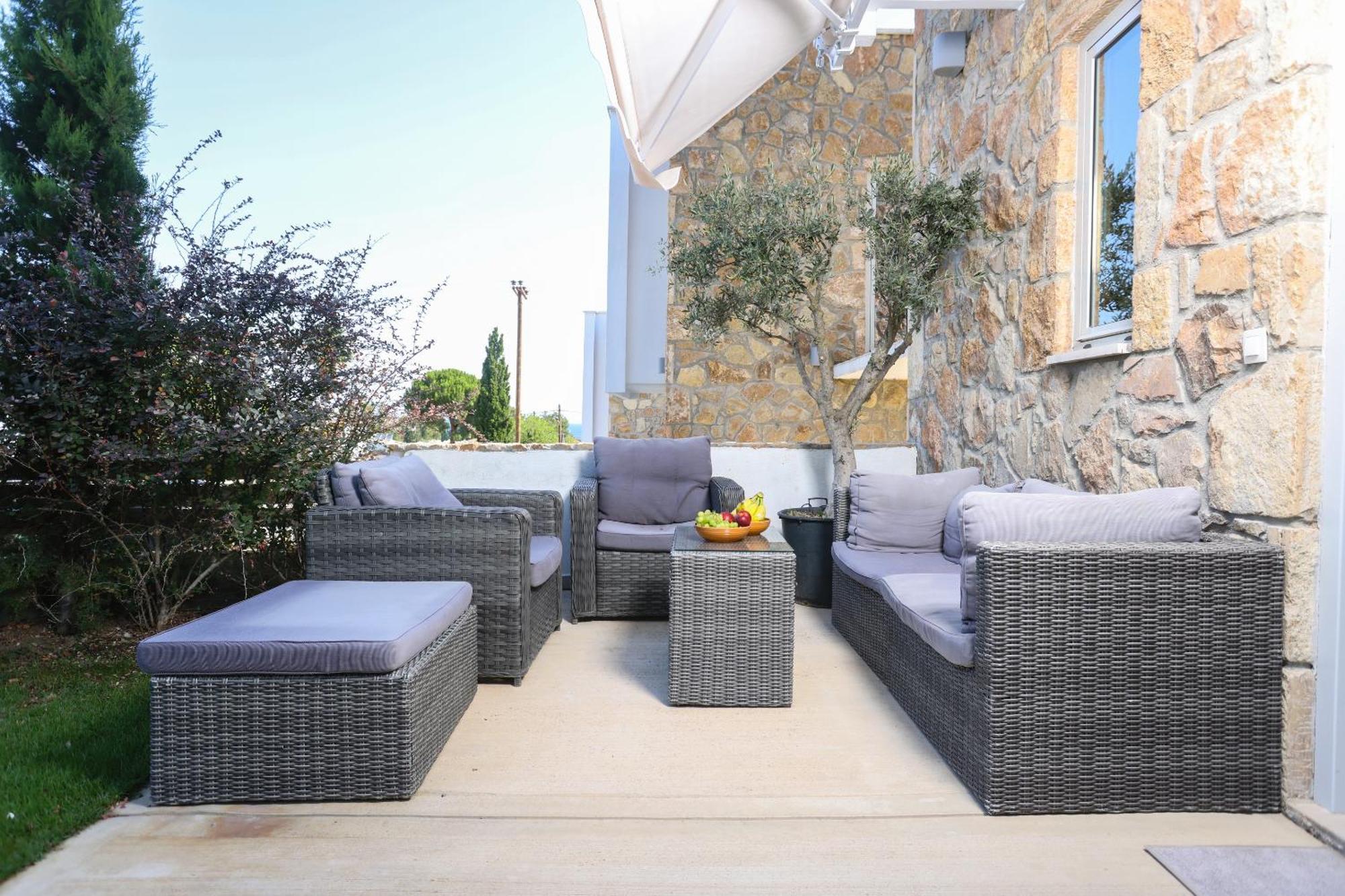 Villa Douglas - Private Pool, Bbq, 4Bdrms, View Pefkochori Exterior photo